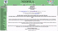 Desktop Screenshot of neofila.com