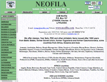 Tablet Screenshot of neofila.com